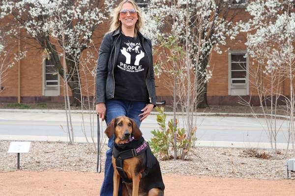 Paws-N-Pines owner Kristie Kerr dog boarding Little Rock Arkansas pet care certified enrichment specialist